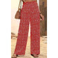 👖 LIMITED-TIME 50% OFF! 💥 Women's Smocked High Waist Wide Leg Pants – Flowy, Comfy, Boho Chic