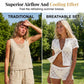 💎 50% OFF THE HOLLOW-OUT CROCHET SET! 💎 Breathable Blend, Adjustable Waist & Chic Style for Summer ✨