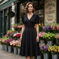 👗 2026 Sale — Over 39 400 Sold!💐 Elegant V‑Neck High Waist Dress with Puff Sleeve