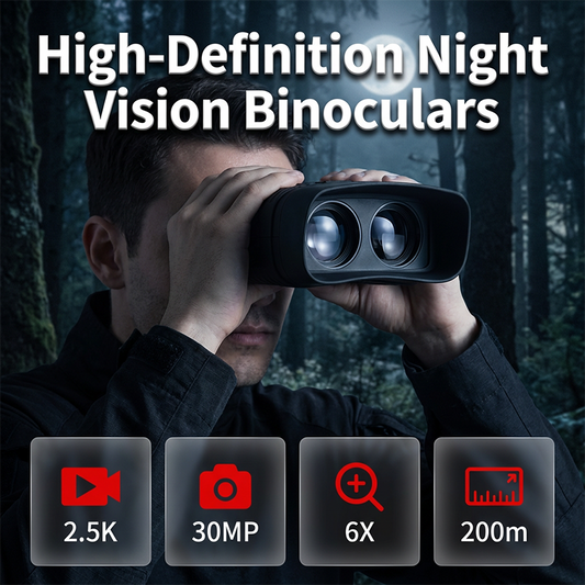 ✨ LIMITED-TIME 50% OFF + FREE SHIPPING! ✨ Digital Night Vision Binoculars – 3" HD Screen, 6x Zoom, Record ✨