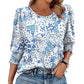 👗 LIMITED-TIME 50% OFF! ✨ Women's 3/4 Sleeve Blouse – Wide Neck, Casual, Polyester ✨