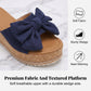 🐆 LIMITED-TIME 50% OFF! 👡 Women's Leopard Print Platform Sandals – Bow Detail, Ergonomic Wedge, Slip-Resistant ✨