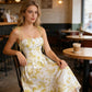 👗 50% OFF! Women's Floral Print Tie-Strap Midi Dress – Adjustable, A-Line Silhouette & Lightweight Fabric 🌸