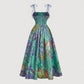 👗 50% OFF! Women's Floral Print Tie-Strap Midi Dress – Adjustable, A-Line Silhouette & Lightweight Fabric 🌸