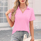 👕 LIMITED-TIME 50% OFF! ✨ Women's Casual V-Neck Collared T-Shirt – Elevated Everyday Tee, Soft & Relaxed Fit 🌿