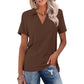 👕 LIMITED-TIME 50% OFF! ✨ Women's Casual V-Neck Collared T-Shirt – Elevated Everyday Tee, Soft & Relaxed Fit 🌿