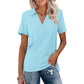 👕 LIMITED-TIME 50% OFF! ✨ Women's Casual V-Neck Collared T-Shirt – Elevated Everyday Tee, Soft & Relaxed Fit 🌿