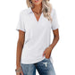 👕 LIMITED-TIME 50% OFF! ✨ Women's Casual V-Neck Collared T-Shirt – Elevated Everyday Tee, Soft & Relaxed Fit 🌿