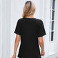 ✨ LIMITED-TIME 50% OFF! ✨ Women's V-Neck T-Shirt – Soft, Rolled Cuffs, Classic ✨