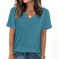 ✨ LIMITED-TIME 50% OFF! ✨ Women's V-Neck T-Shirt – Soft, Rolled Cuffs, Classic ✨