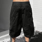 👖 50% OFF NOW! Men's Plus Size Casual Drawstring Capri Pants – Wide-Leg Loose Fit, Elastic Waist & Durable Polyester 🔥✨