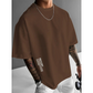 👕 50% OFF NOW! Men's Loose Fit Short Sleeve Shirt – Premium Cotton Blend, Urban Graphic Print & Oversized Casual Style 🆒✨