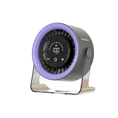 🌬️ LIMITED-TIME 50% OFF! 💨 Mini Desk Fan – 100 Speeds, Digital Display, Rechargeable, Quiet ✨