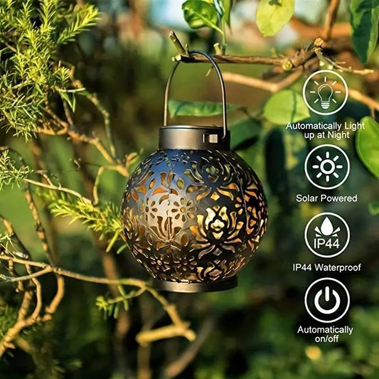 ☀️ LIMITED-TIME 50% OFF! ✨ Solar Hanging Lanterns – Floral Cut-Out, Weatherproof ✨