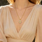🌻 LIMITED-TIME 50% OFF! ✨ Sunflower Pendant Necklace for Women – Cubic Zirconia, Gold-Tone, Lightweight 💛
