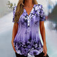 🌸 LIMITED TIME 50% OFF! ✨ Women's Floral Short Sleeve Top – Soft, Breathable & Versatile Loose Fit 👕