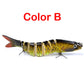 🐟 LIMITED-TIME 50% OFF! 🌊 Multi-Segmented Bionic Fishing Lure – Realistic Swim, 3D Eyes, Fresh & Salt Water ✨