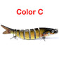🐟 LIMITED-TIME 50% OFF! 🌊 Multi-Segmented Bionic Fishing Lure – Realistic Swim, 3D Eyes, Fresh & Salt Water ✨