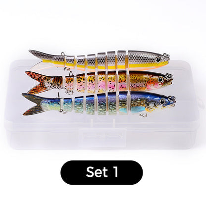 🐟 LIMITED-TIME 50% OFF! 🌊 Multi-Segmented Bionic Fishing Lure – Realistic Swim, 3D Eyes, Fresh & Salt Water ✨
