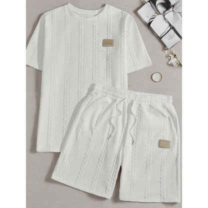 👕 LIMITED-TIME 50% OFF! ✨ Men's 2-Piece Loungewear Set – Casual, Soft, Minimalist 🩳