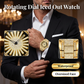 ⌚ LIMITED-TIME 50% OFF! ✨ Men's Iced-Out Watch – Rotating Dial, 45mm, Gold/Silver ⭐
