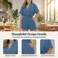 👒 LIMITED-TIME 50% OFF! ✨ Summer Casual Romper Shorts – Smocked Waist, Lightweight, Versatile ✨