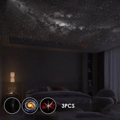 🌌 LIMITED-TIME 50% OFF! ✨ Starry Sky Projector – 2-in-1 Night Light, Galaxy Projection, USB, Warm Light ✨