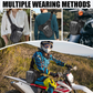 🎒 LIMITED-TIME 50% OFF! ✨ Waterproof Cycling Thigh Bag – Multi-Function, 26x20x13cm, Black 🚲