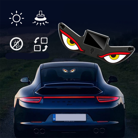 👹 LIMITED-TIME 50% OFF! ✨ Solar Devil's Eye Car Light – Auto On/Off, Multiple Modes, Waterproof 🚗