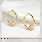 💫 LIMITED-TIME 50% OFF! 💍 Gold Circle Earrings with Small Ball – Delicate, Lightweight & Versatile ✨