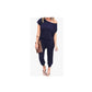 👖 LIMITED-TIME 50% OFF! ✨ Women's Off Shoulder Jumpsuit – Adjustable Waist, Soft Cotton, Tapered Cuffs, Solid Color 🍃