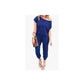 👖 LIMITED-TIME 50% OFF! ✨ Women's Off Shoulder Jumpsuit – Adjustable Waist, Soft Cotton, Tapered Cuffs, Solid Color 🍃