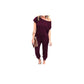 👖 LIMITED-TIME 50% OFF! ✨ Women's Off Shoulder Jumpsuit – Adjustable Waist, Soft Cotton, Tapered Cuffs, Solid Color 🍃