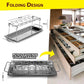 🍗 LIMITED-TIME 50% OFF! ✨ Roasted Chicken Drumstick Rack – Stainless Steel, Foldable, 14 Slots 🍖
