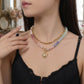 🌈Boho Sale Now!✨ Bohemian Rainbow Bead & Chain Layered Necklace