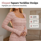🌷 LIMITED-TIME 50% OFF! 👗 Flattering Square Neck Maxi Dress – Elegant, Textured Fabric & Smocked Bodice 💫