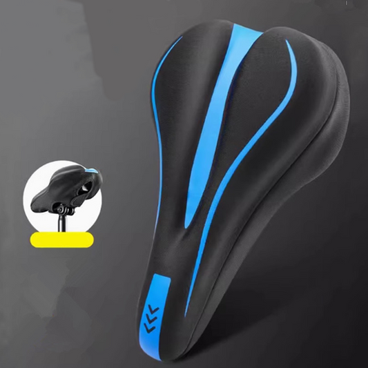 🚴 LIMITED-TIME 50% OFF! ✨ Silicone Bike Saddle Cover – Ergonomic, Triple-Layer Comfort, Anti-Slip & Universal Fit 🛡️