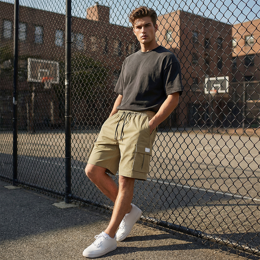 🩳 LIMITED-TIME 50% OFF! ✨ Men's Cargo Shorts – Elastic Waist, Lightweight, Multi-Pocket ☀️