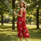 👗 LIMITED-TIME 50% OFF! ✨ Women's Spaghetti Strap Jumpsuit – Vibrant Print, Loose Fit & Easy-Care for Summer 🌞