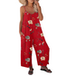 👗 LIMITED-TIME 50% OFF! ✨ Women's Spaghetti Strap Jumpsuit – Vibrant Print, Loose Fit & Easy-Care for Summer 🌞