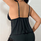 👗 LIMITED-TIME 50% OFF! ✨ Women's Lace Trim Camisole & Shorts Pajama Set – Satin-Like, Adjustable Straps 💤