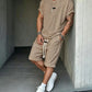 👕 LIMITED TIME 50% OFF! 🩳 Men's Casual T-Shirt & Shorts Set – Loose Fit, Breathable, Lounge Set 🏖️