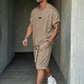 👕 LIMITED TIME 50% OFF! 🩳 Men's Casual T-Shirt & Shorts Set – Loose Fit, Breathable, Lounge Set 🏖️