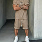 👕 LIMITED TIME 50% OFF! 🩳 Men's Casual T-Shirt & Shorts Set – Loose Fit, Breathable, Lounge Set 🏖️