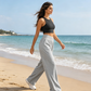👖 LIMITED-TIME 50% OFF! 🍁 Women's High-Waist Wide-Leg Sweatpants – Ultra-Soft, Breathable with Pockets for All-Day Wear 🍂