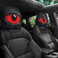 👁️‍🗨️ LIMITED-TIME 50% OFF! 🎃 Spooky Red Eye Car Headrest Cover – Unique Halloween Decoration, Universal Fit & Easy Install 🚗
