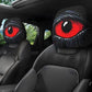 👁️‍🗨️ LIMITED-TIME 50% OFF! 🎃 Spooky Red Eye Car Headrest Cover – Unique Halloween Decoration, Universal Fit & Easy Install 🚗