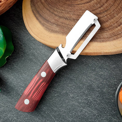 🥒 LIMITED TIME 50% OFF! ⚡ Thickened Stainless Steel Multi-Peeler – Heavy-Duty, Wide Blade, Bottle Opener 🍺