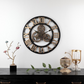 🕰️ LIMITED TIME 50% OFF! 🎨 Large Decorative Wall Clock – Silent Sweep, Industrial Gears Design, Roman Numerals ✨