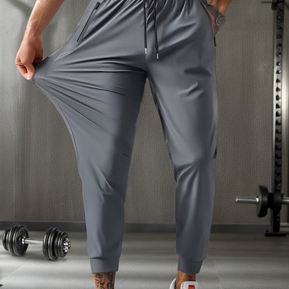 🩳 LIMITED-TIME 50% OFF! ✨ Men's Quick-Dry Sport Pants – 4-Way Stretch, Breathable & Zippered Pockets for Gym & Travel 🏃‍♂️